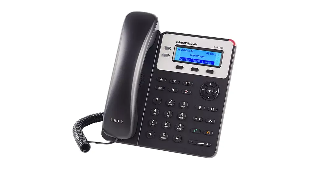 TELEFONO IP 2 LINEAS SIP, POE, MODELO: GXP1625, SKU: NU0017, MARCA: GRANDSTREAM