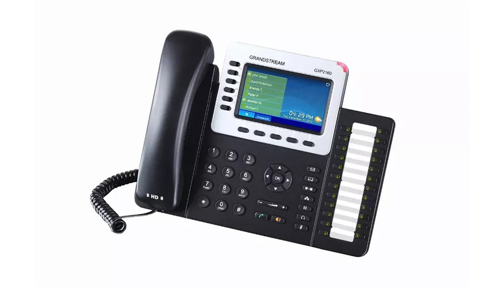 TELEFONO IP *6 LINEAS SIP *OPERADOR, MODELO: GXP2160, SKU: NU0026, MARCA: GRANDSTREAM