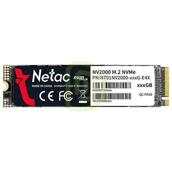 SSD NVMe M.2 1TB, MODELO: NT01NV2000-1T0-E4X, SKU: GN0015, MARCA: NETAC