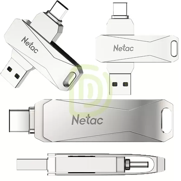 MEMORIA FLASH USB 3.0 TIPO A/C 64GB, MODELO: NT03U782C-064G-30PN, SKU: GN0023, MARCA: NETAC