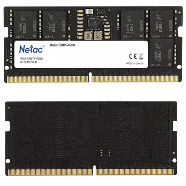 MEMORIA RAM BASIC SODIMM DDR5 16GB, MODELO: NTBSD5N48SP-16, SKU: GN0033, MARCA: NETAC
